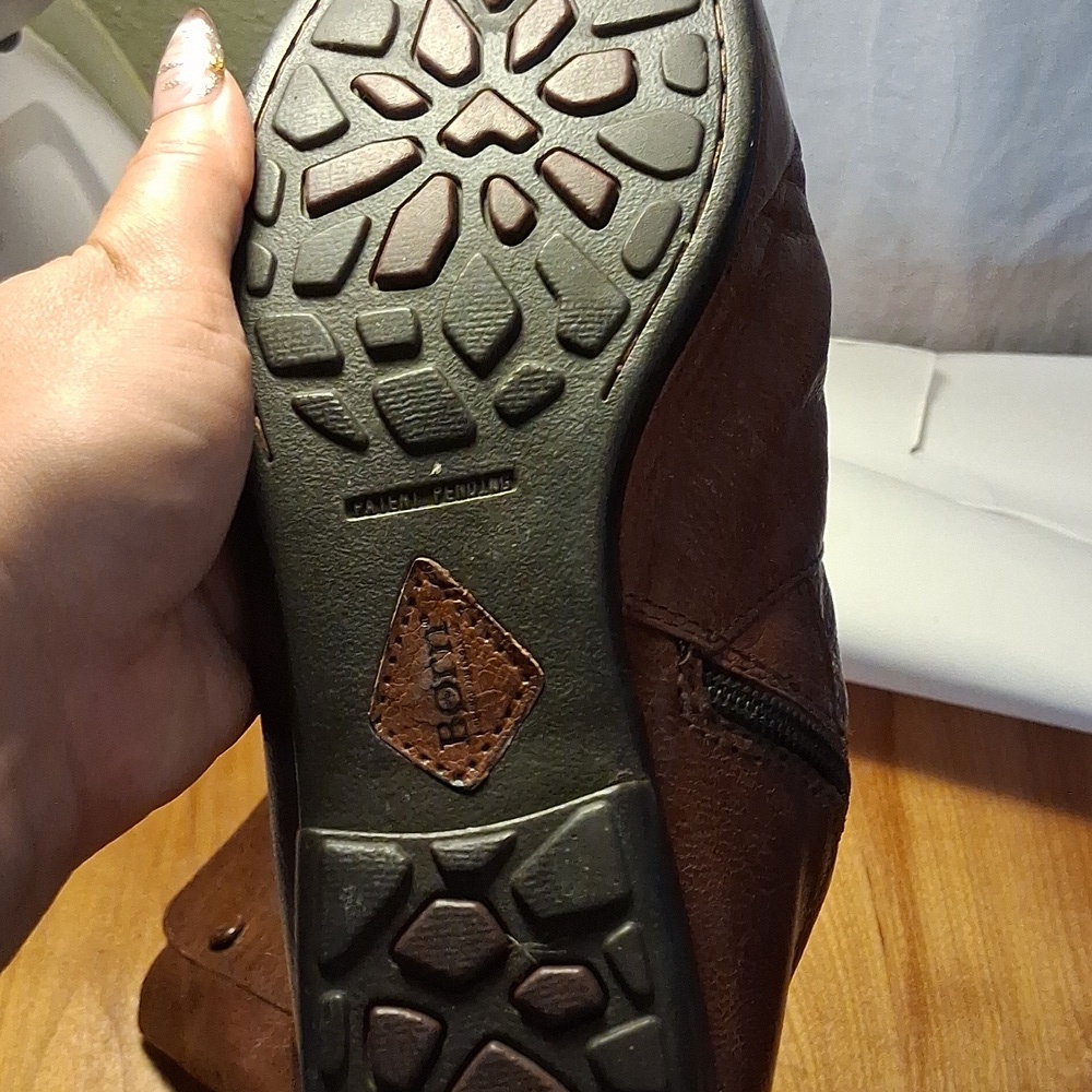 Born Brown Leather Knee-High Boots Size 9.5 - Picture 11 of 13